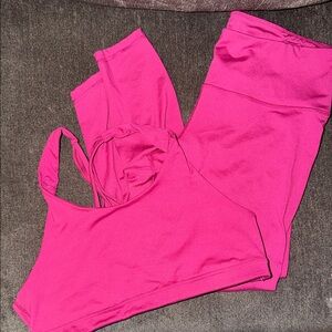 Old Navy Berry colored Activewear Set - Sports Bra & Leggings